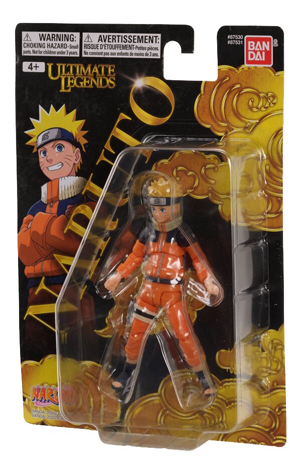 BANDAI Ultimate Legends Figurine Naruto, Figurine d'anime Naruto Uzumaki  Adulte, Figurine Naruto de 12 cm avec Plus de 15 Points d'articulation