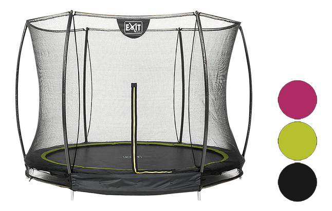 EXIT trampoline enterré avec filet de sécurité Silhouette Ground Ø 4,27 m