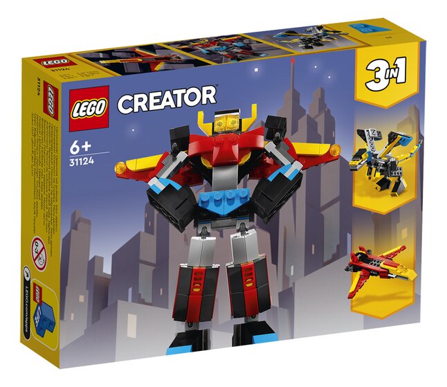 LEGO Creator 3 en 1 31124 Le super robot