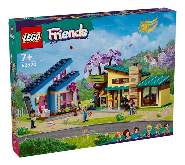 LEGO Friends 42620 Olly en Paisley's huizen