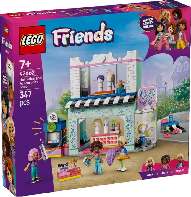 LEGO Friends Le salon de coiffure et la boutique d’accessoires 42662