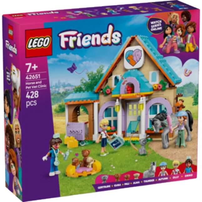 LEGO Friends La clinique vétérinaire pour chevaux et animaux de compagnie 42651