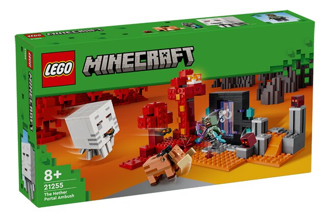 LEGO Minecraft 21255 L'embuscade au portail du Nether