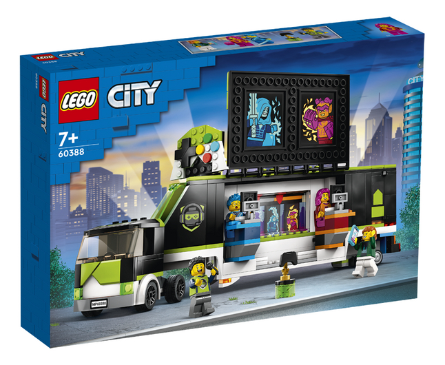 LEGO City 60388 Le camion de tournois de jeux vidéo