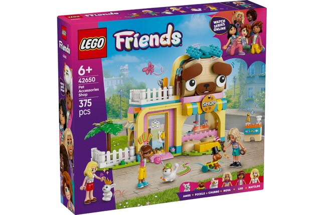 LEGO Friends Boutique d’accessoires pour animaux de compagnie 42650