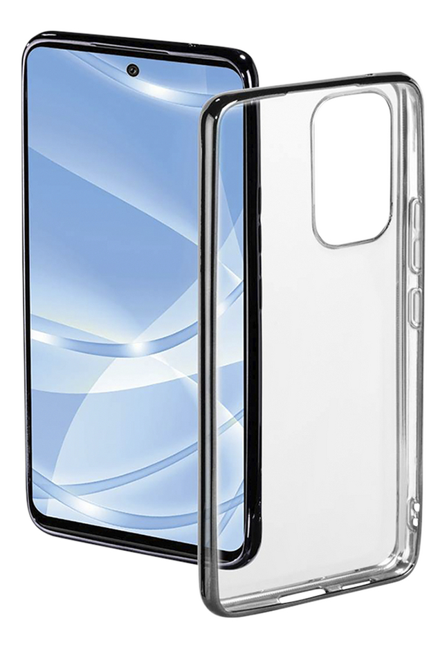 Hama coque Clear&Chrome pour Samsung Galaxy A53 transparent