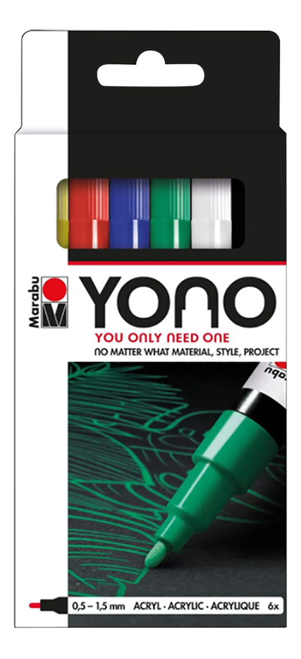 Marabu Marker set YONO - 6 stuks