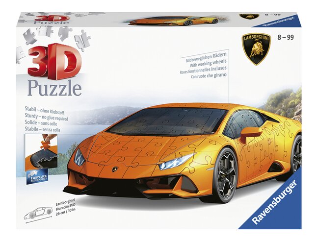 ravensburger puzzle 3d lamborghini huracan evo commandez facilement en ligne dreamland
