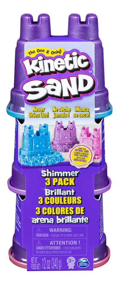 Kinetic Sand Brillant 3 couleurs