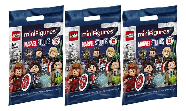 LEGO Marvel Minifigures Avengers 71031 Marvel Studios - 3 stuks
