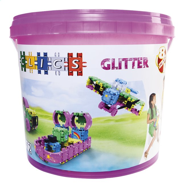 Clics Glitter 8 en 1