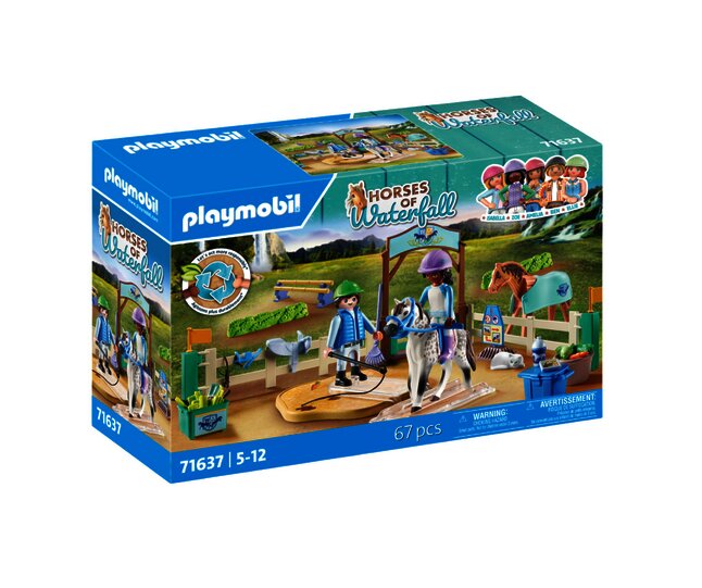 PLAYMOBIL Speelset Moderne paardrijschool 71637