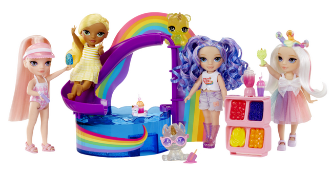 MGA Entertainment Rainbow High Set de jeu Little Pool Day with Blush