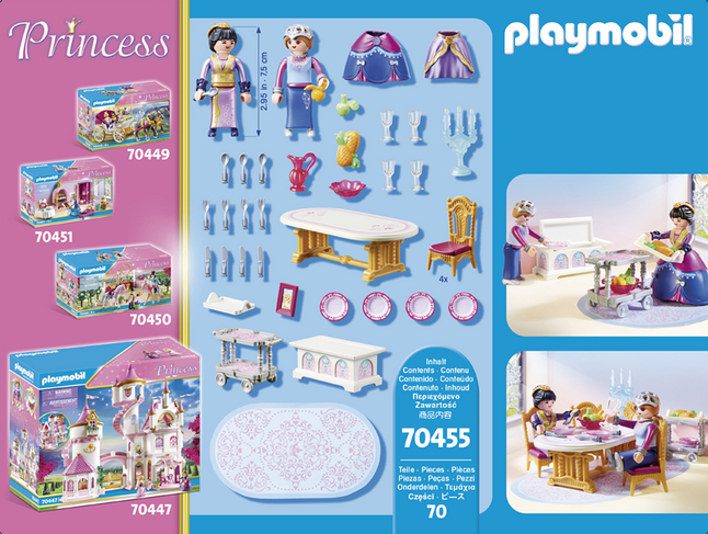 playmobil salle a manger royale