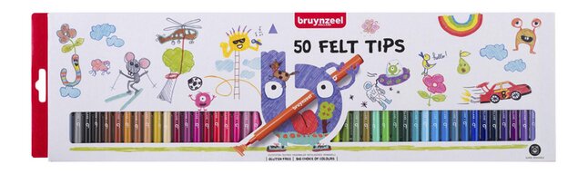 Bruynzeel Feutre - 50 pièces