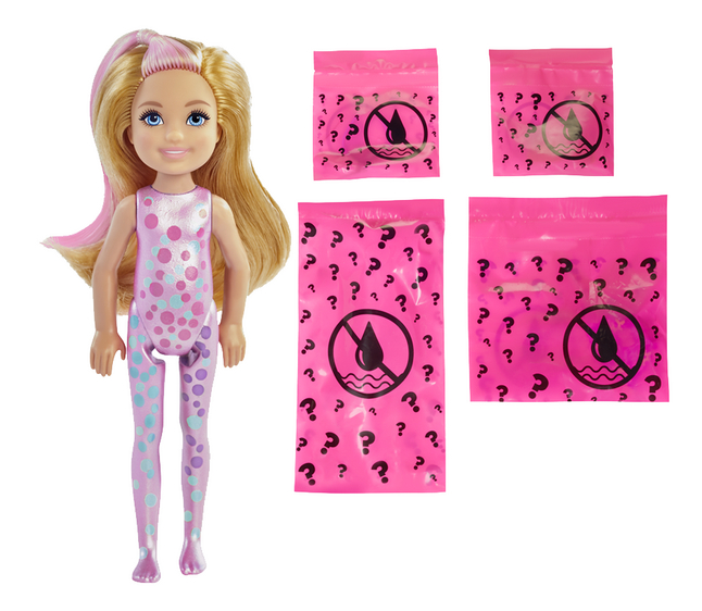 Barbie mannequinpop Color Reveal Chelsea - Confetti