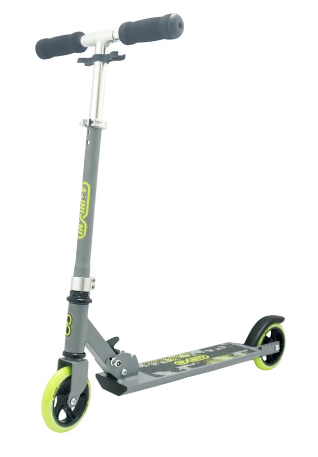Step opplooibaar Infinity Gunmetal/Lime