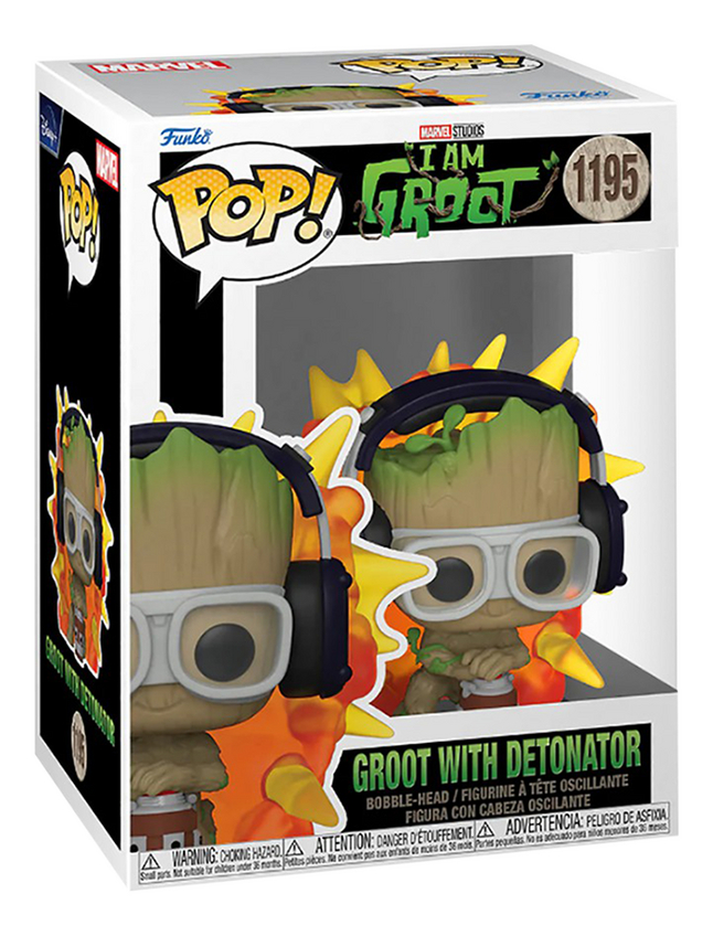 Funko Pop! figuur Marvel I am Groot - Groot with detonator