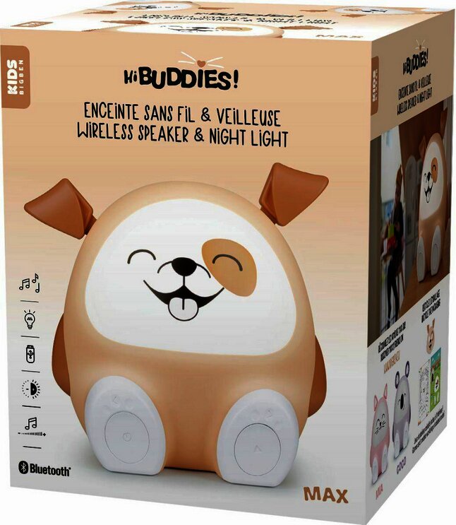 Bigben Haut-parleur Bluetooth avec veilleuse chien Max