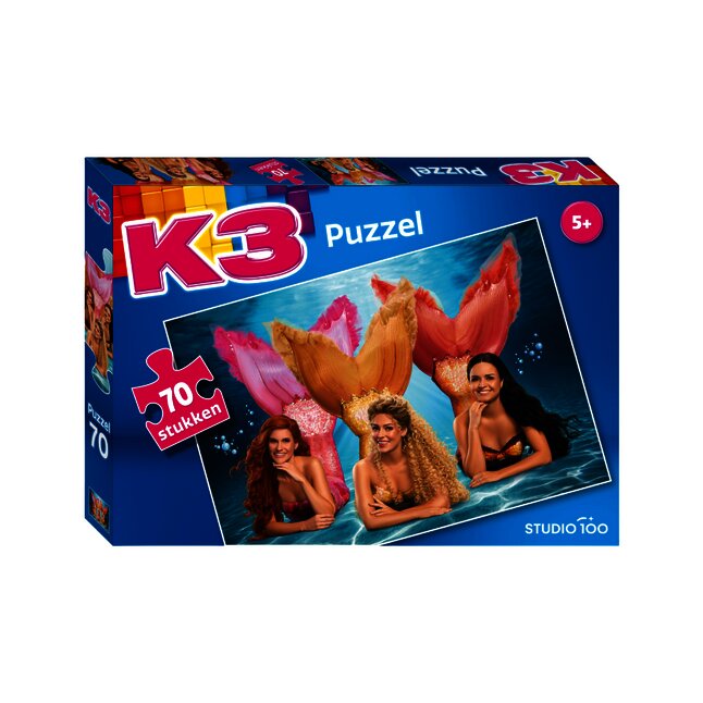 Studio 100 K3 Puzzel Lied van de zeemeermin