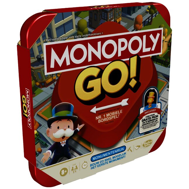 Hasbro Gaming Spel Monopoly GO! NL