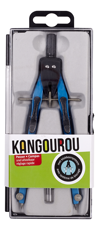 Kangourou compas bleu