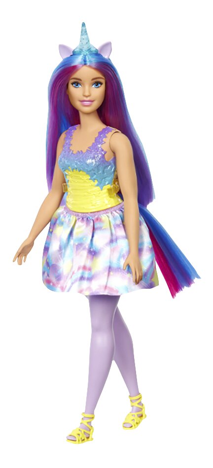 Barbie Dreamtopia Unicorn - blauwe hoorn kopen? Bestel eenvoudig online DreamLand