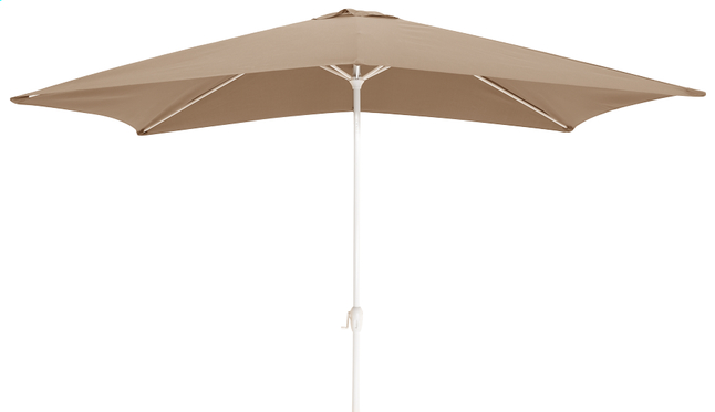 Aluminium parasol 2 x m taupe kopen? | Bestel eenvoudig online |