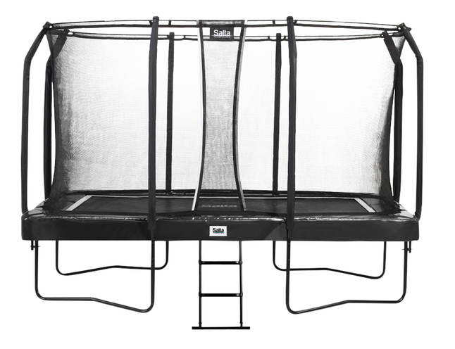 Salta trampolineset First Class L 3,66 x B 2,14 m zwart