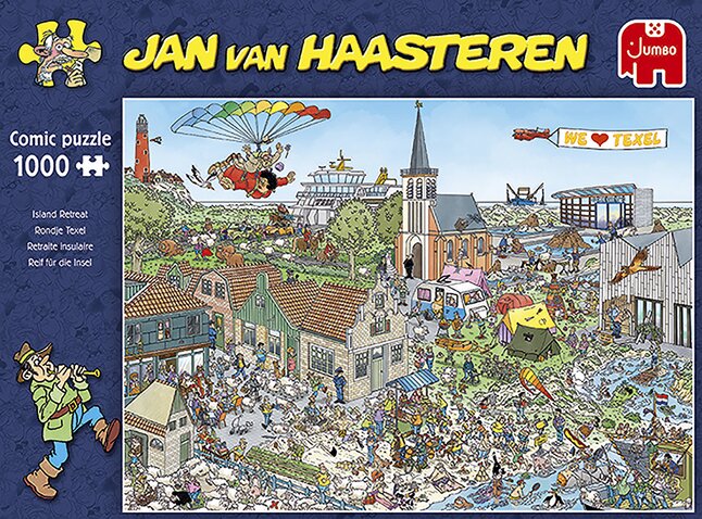Jumbo puzzel Jan Van Haasteren Rondje Texel