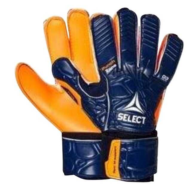 Select keeperhandschoenen 03 Youth blauw/oranje