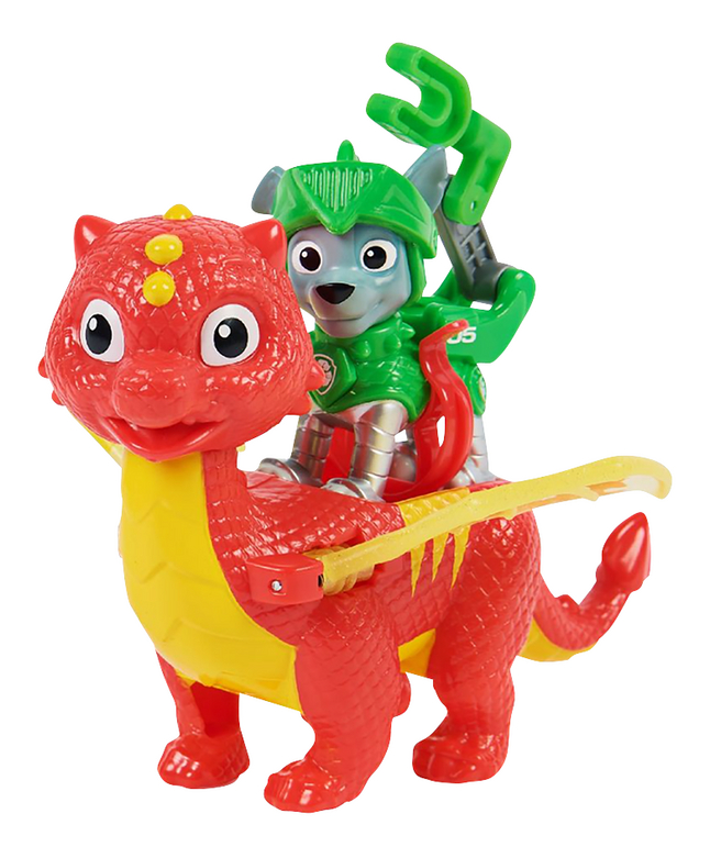 PAW Patrol Rescue Knights Hero Pups Rocky en draak Flame