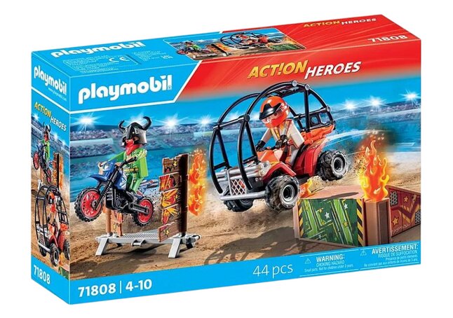 PLAYMOBIL Action Heroes Stuntshow 71808