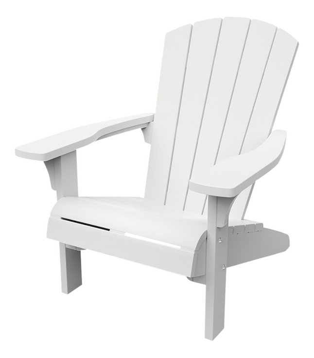 Keter chaise de jardin Troy Adirondack blanc
