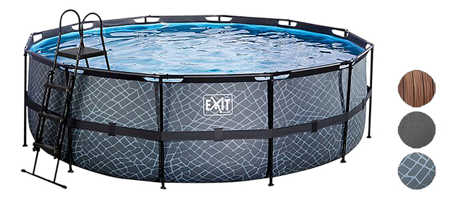 EXIT zwembad met patroonfilter Ø 4,5 x H 1,22 m