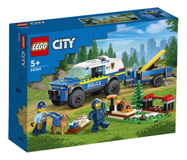LEGO City 60369 Mobiele training voor politiehonden