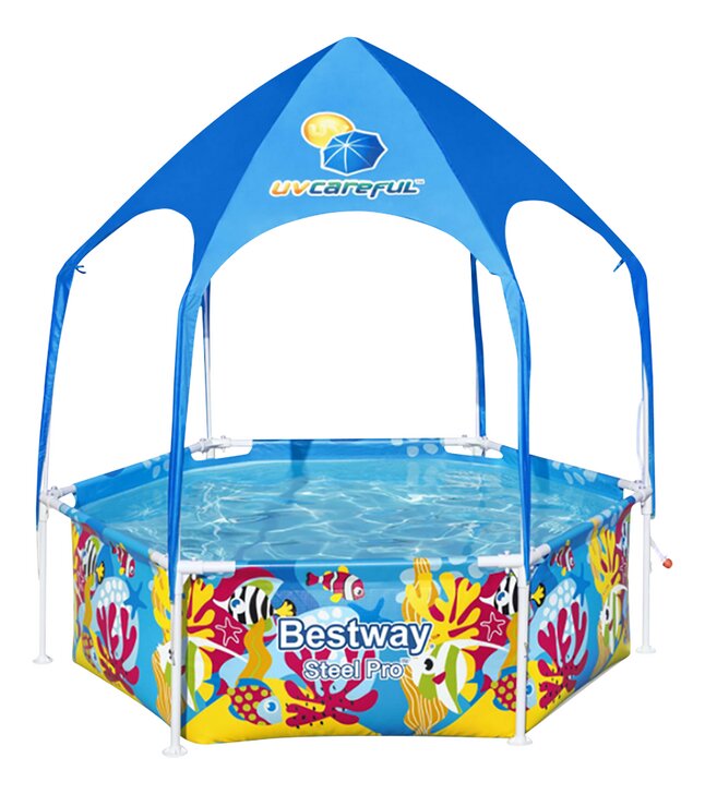 Bestway piscine pour enfants Steel Pro Splash-in-Shade