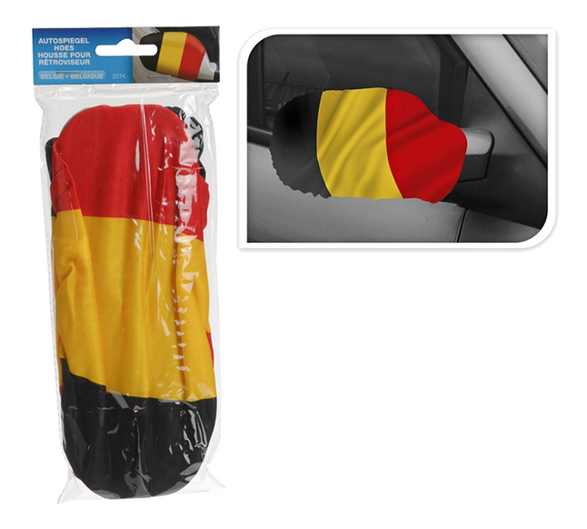 Hoesje België voor autospiegel - 2 stuks