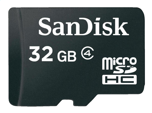 SanDisk geheugenkaart microSDHC Class 4 32 GB