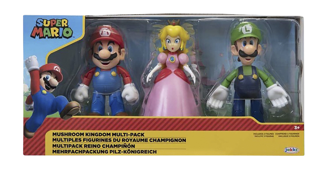 Super Mario Pack de 3 figurines - Royaume Champignon