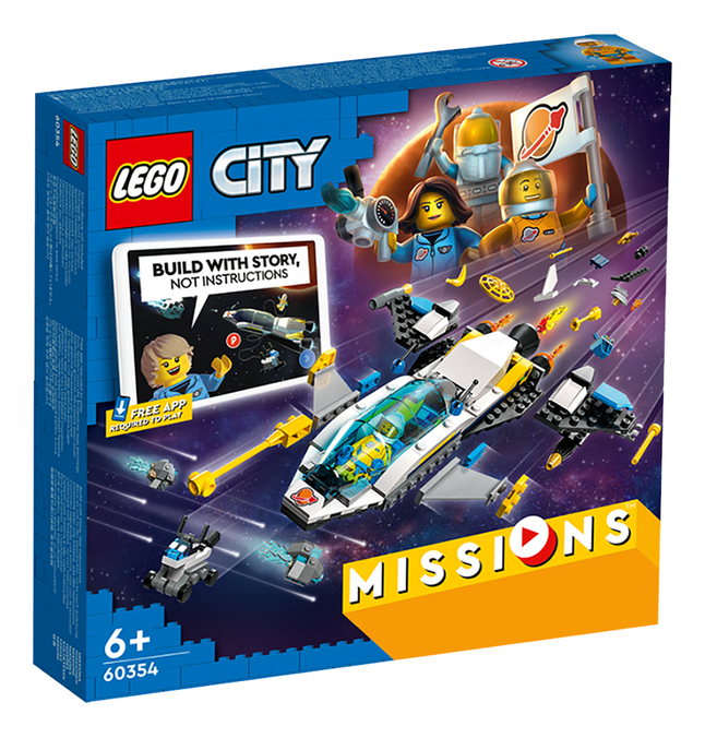 Academie Regan Extra LEGO City 60354 Ruimteschip voor verkenningsmissies op Mars kopen? | Bestel  eenvoudig online | DreamLand