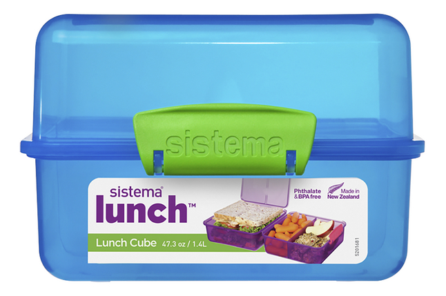 Sistema brooddoos Trends Lunch Cube blauw