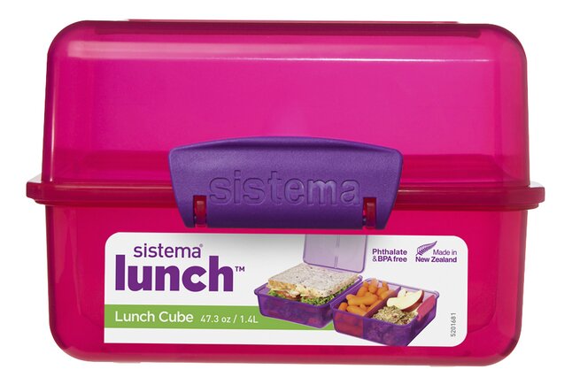 sneeuwman Imperial Uiterlijk Sistema brooddoos Trends Lunch Cube roze kopen? | Bestel eenvoudig online |  DreamLand
