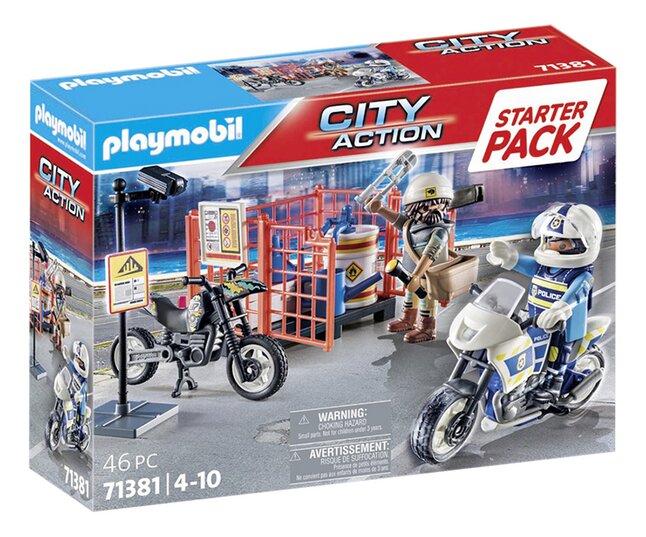 71146 – Playmobil City Action - Équipe forces spéciales et bandit