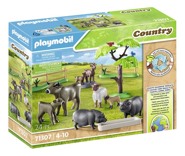 PLAYMOBIL Country 71307 Aanvulling dieren