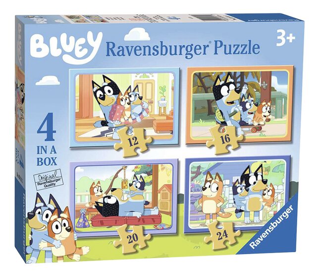 Ravensburger puzzle évolutif 4 en 1 Bluey