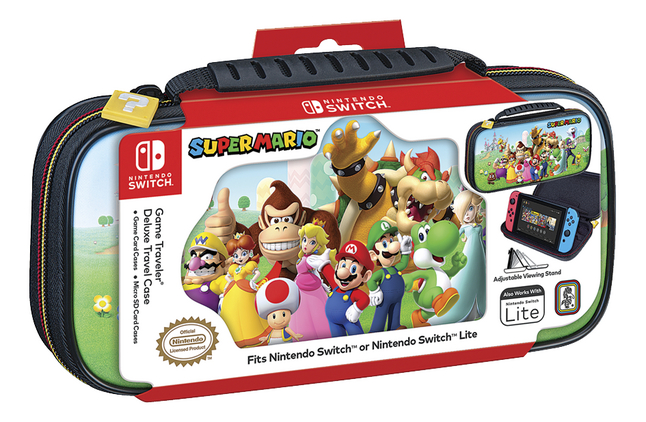 bigben pochette de transport Deluxe pour Nintendo Switch & Lite - Super Mario & Friends