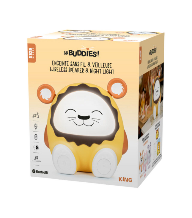 Bigben Haut-parleur Bluetooth avec veilleuse Lion King