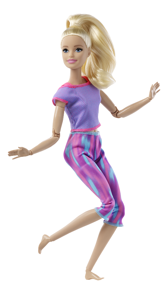 Barbie mannequinpop Made to Move - Paarse outfit