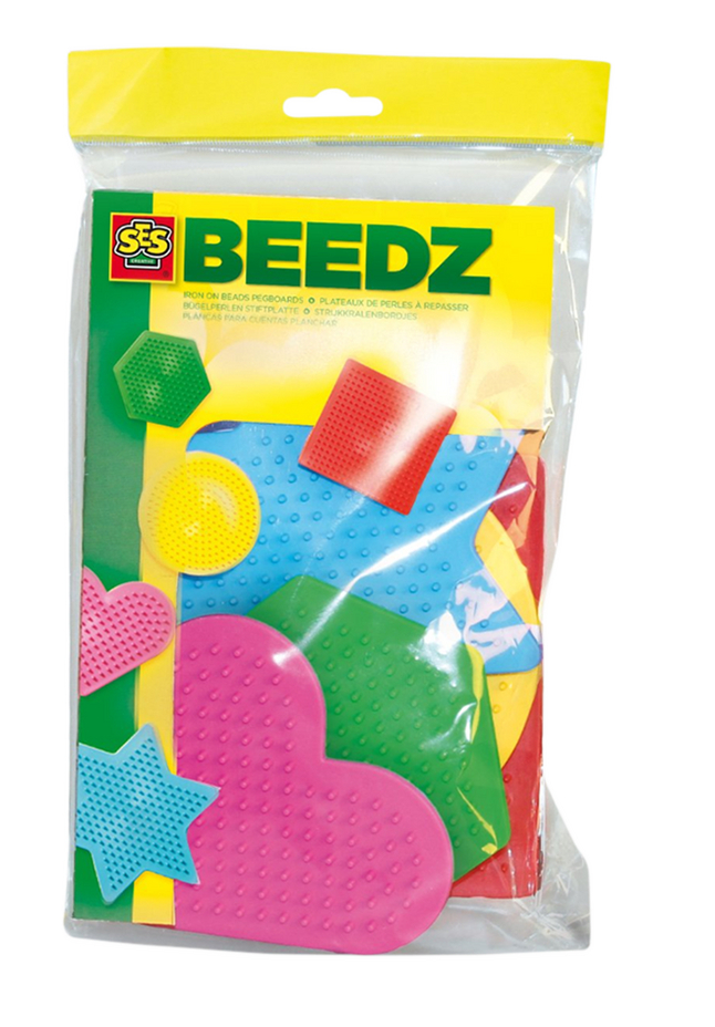 SES plaques de base pour perles à repasser Beedz - 5 formes